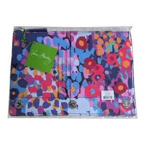 NWT Vera Bradley Zip pencil pouch Katalina Pink Floral Pattern